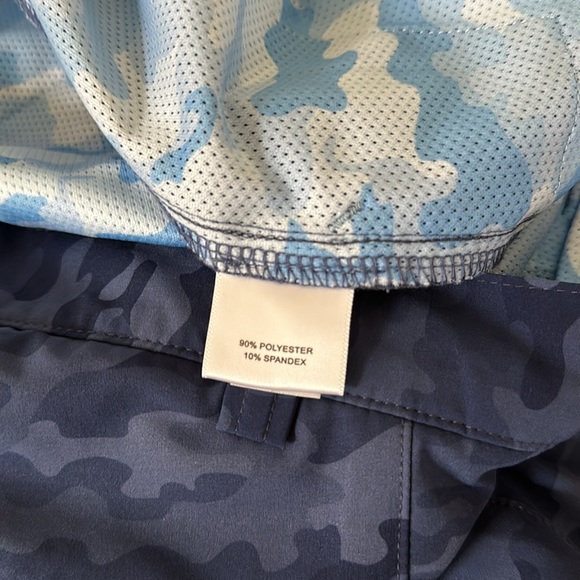 Peter Millar performance blue camo shorts - 34 worn once! - Picture 7 of 7